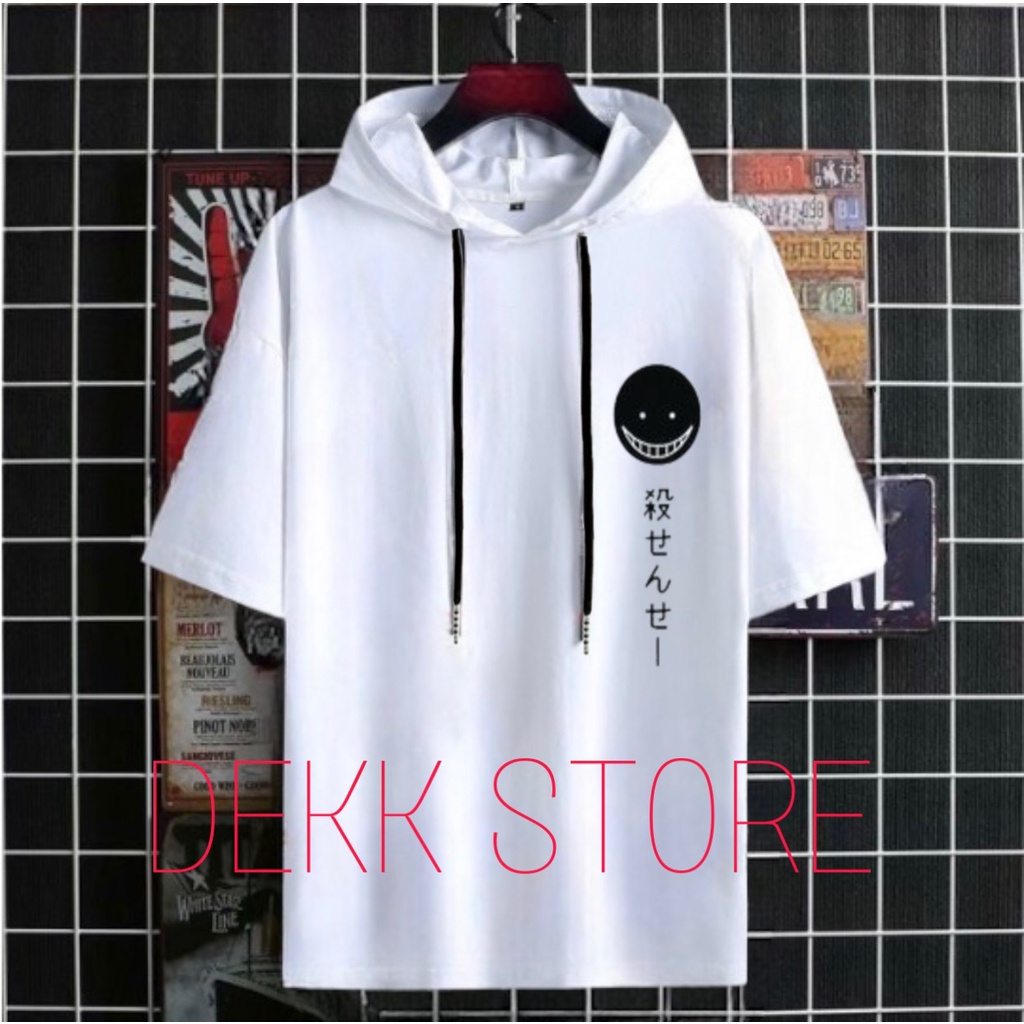 KAOS HOODIE PRIA LENGAN PENDEK/KAOS HOODIE KUPLOK PRIA/KAOS PRIA T-SHIRT TERLARIS/KAOS HOODIE T-SHIR