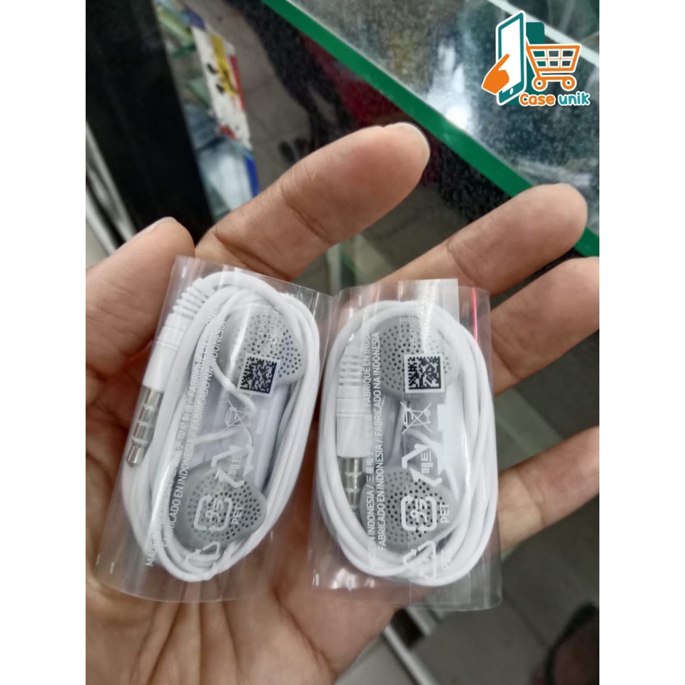 Headset Headsfree henset Hf Samsung J1ace , J2prime , J3 , J5 ,A10s ,s5830 original INDONESIA CS1123