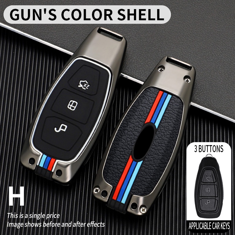 Tpu Mobil Remote Key Case Cover Shell Untuk Ford Fiesta Focus3 4 Mondeo Ecosport Kuga Focus ST Pelindung Aksesoris