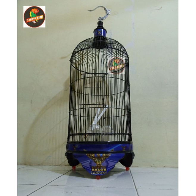 SANGKAR BURUNG LOVEBIRD TEBOK PVC SEMOK TEBAL MOTIF RADJA COMPANY