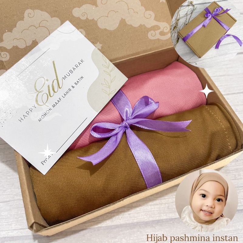 Hampers Ulang Tahun Anak Hampers Hijab Pashmina Instan Specila Anak Kado ulang tahun anak hampers lebaran