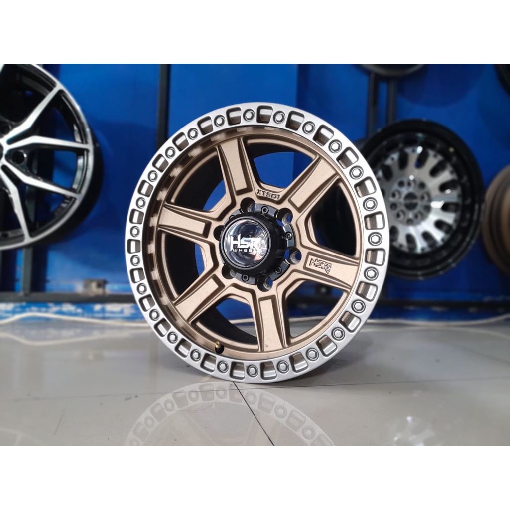 VELG SEMI OFFROAD HSR WHEEL XTS 01 RING 16 - VELG MOBIL TRITON FORTUNER MAZDA BT50