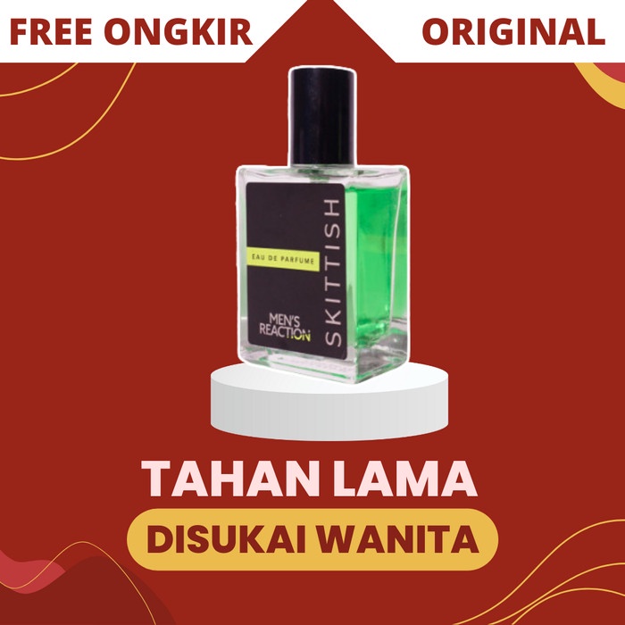 parfum Men's Reaction Skittish e Pria Dengan 3 Aroma Sekaligus - Skittish B9S9 PREMIUM berkualitas T