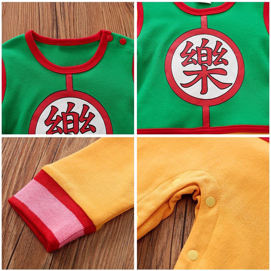Baju jumper ANIME lengan panjang lucu motif DRAGON BALL / jumper bayi usia 0-2 tahun keren import