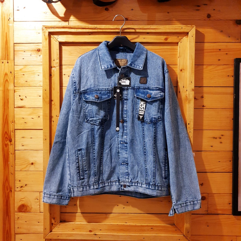JAKET JEANS MODEL TERBARU DISTRO - JAKET DENIM PRIA/WANITA DISTRO