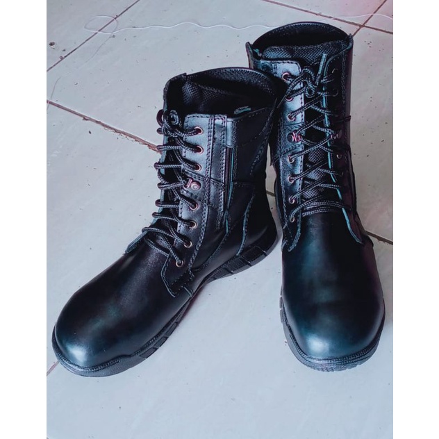 Sepatu PDL TNI/POLRI/SATPAM kulit asli