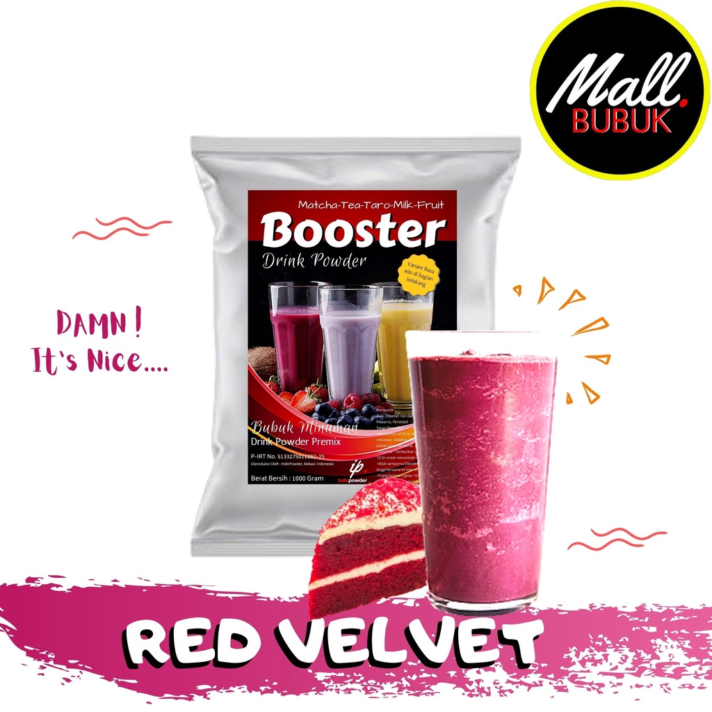 Jual Bubuk Minuman RED VELVET 1Kg L Bubuk Minuman RED VELVET 1Kg L ...