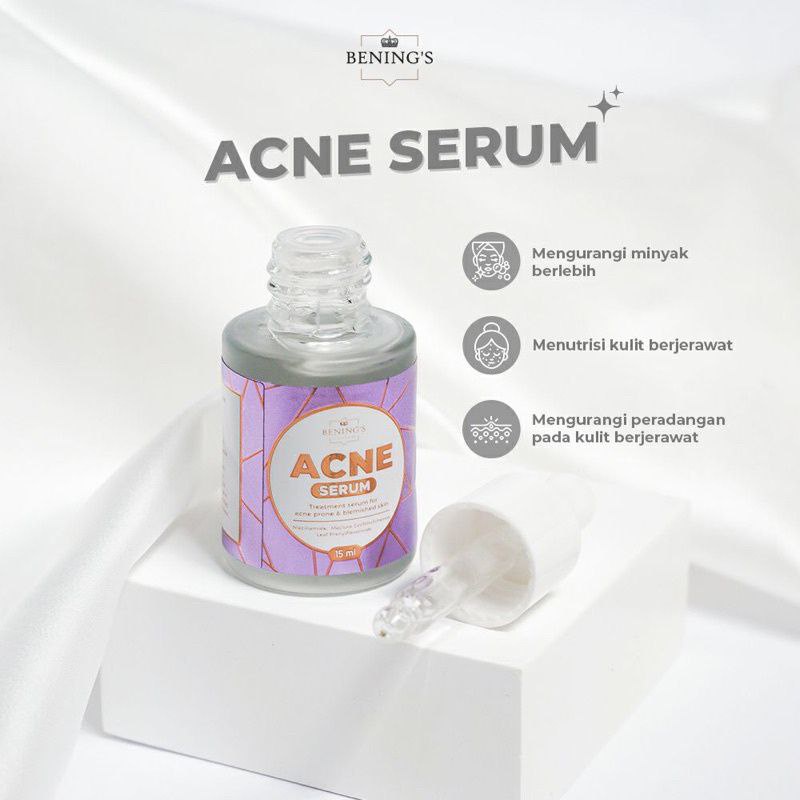 COD BPOM Benings Serum Acne Skinker Jerawat Dr Oky