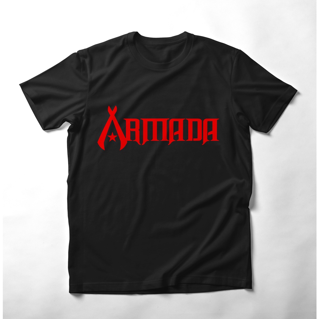 KAOS PENDEK PASUKAN ARMADA DISTRO - KAOS BAND ARMADA TERBARU DISTRO