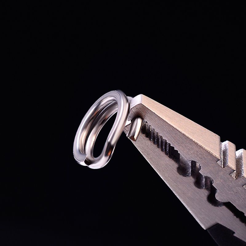 FLAT SPLIT RING Stainless Anti Karat (20PCS)