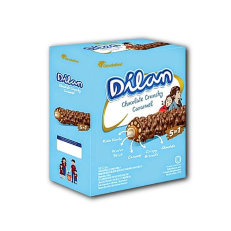 

Dilan Chocolate Crunchy Caramel 24 g - 1Pack isi 12Pcs