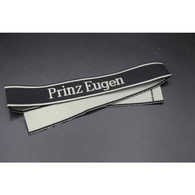 Bordir Armband Prinz Eugen Luftwaffe Totenkopf Waffen Parka Wehrmatch Tentara Jerman Adolf Hitler WW