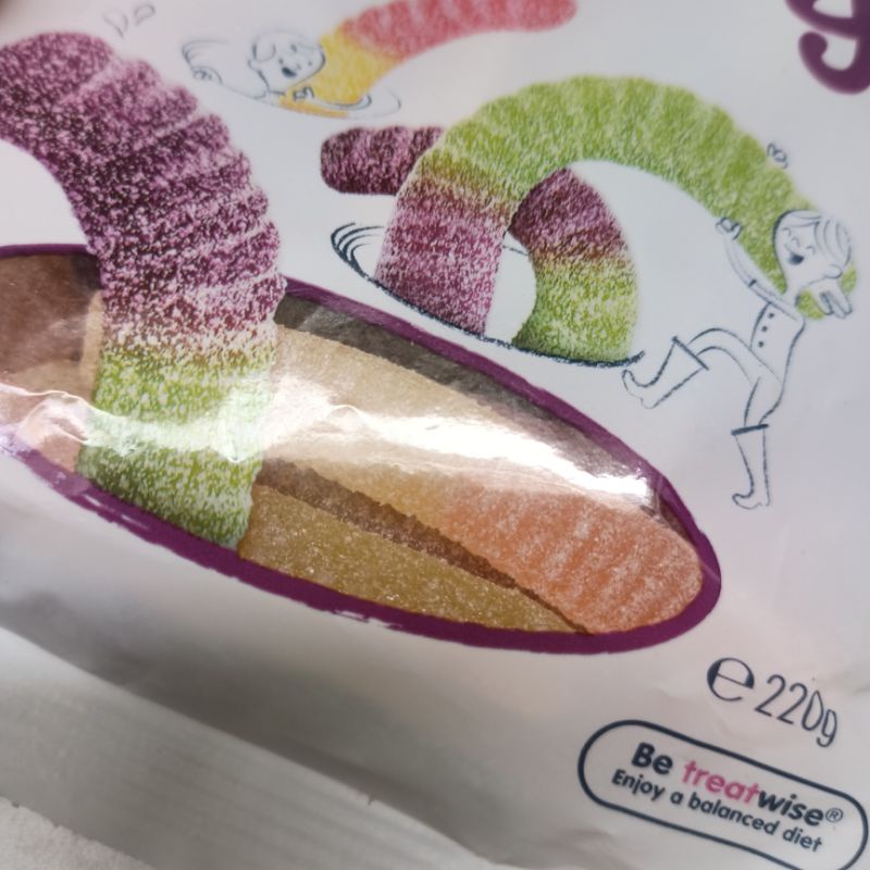 

the natural confectionery sour squirms 220g