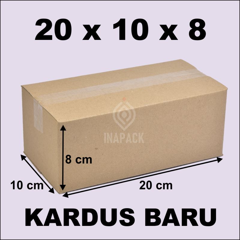 

Kardus Packing Baru 20x10x8 cm. Qty 10pcs. Delivery Box