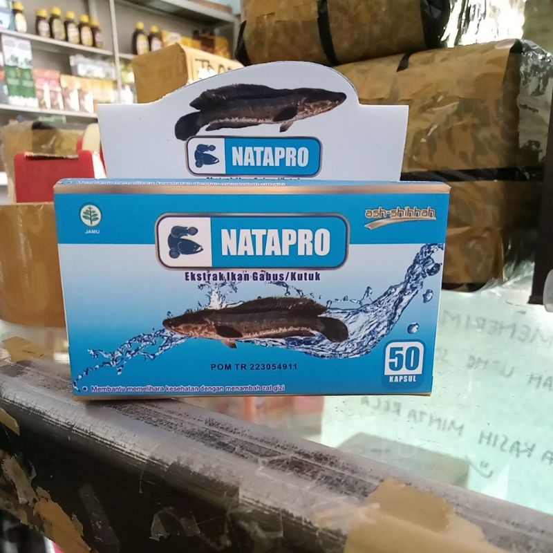 

NATAPRO EKSTRAK IKAN GABUS 50 KAPSUL - MENYEMBUHKAN LUKA DALAM DAN LUAR