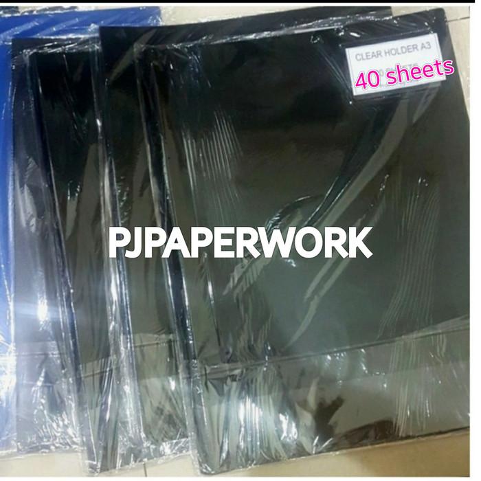 

Clear holder A3 40 pocket potrait FELIX /display book jual murah