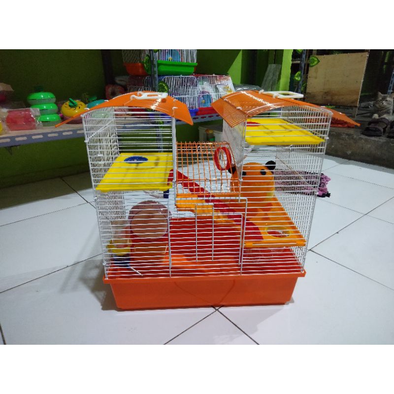 kandang hamster apartement mewah besar