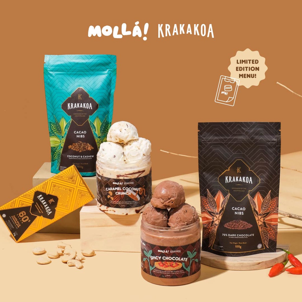 

Molla Creamery x Krakakoa - Premium Low Calorie Gelato