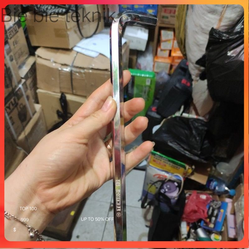 kunci L tekiro 12mm/ kunci L sock 12mili .bie bie teknik