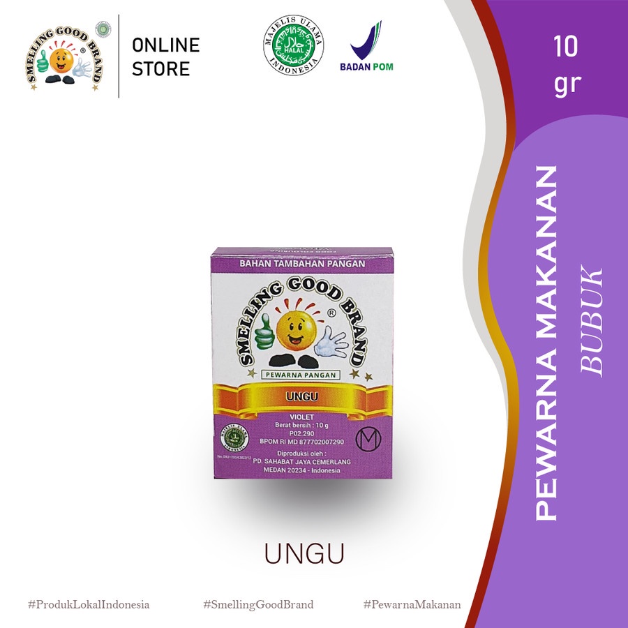 

Pewarna Makanan Bubuk SmellingGood 10 gr - Ungu