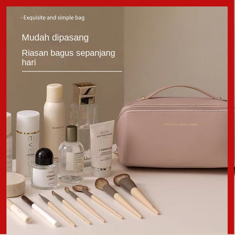 【Ready Stock】Pouch Kosmetik Travel /Make Up Toiletry/Tas Kosmetik Bag Waterproff/Tas Penyimpanan Portabel Wanita