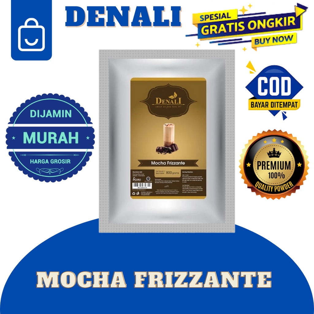 

DENALI MOCHA FRIZZANTE POWDER RASA MOCA FRAPPE MINUMAN KEKINIAN