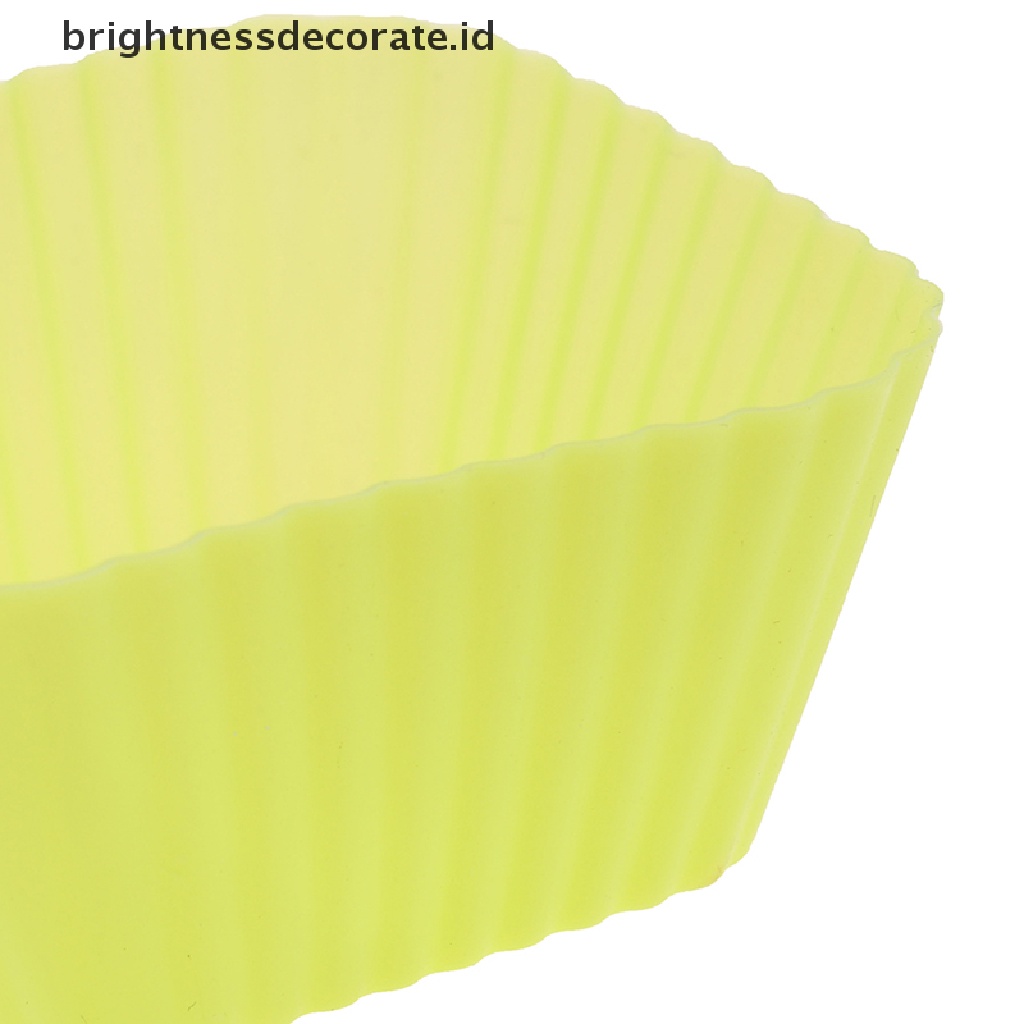 [Birth] 1/6pcs 7cm Cetakan Puding Jelly Bentuk Persegi Cetakan Muffin Cake Cup Silikon [ID]