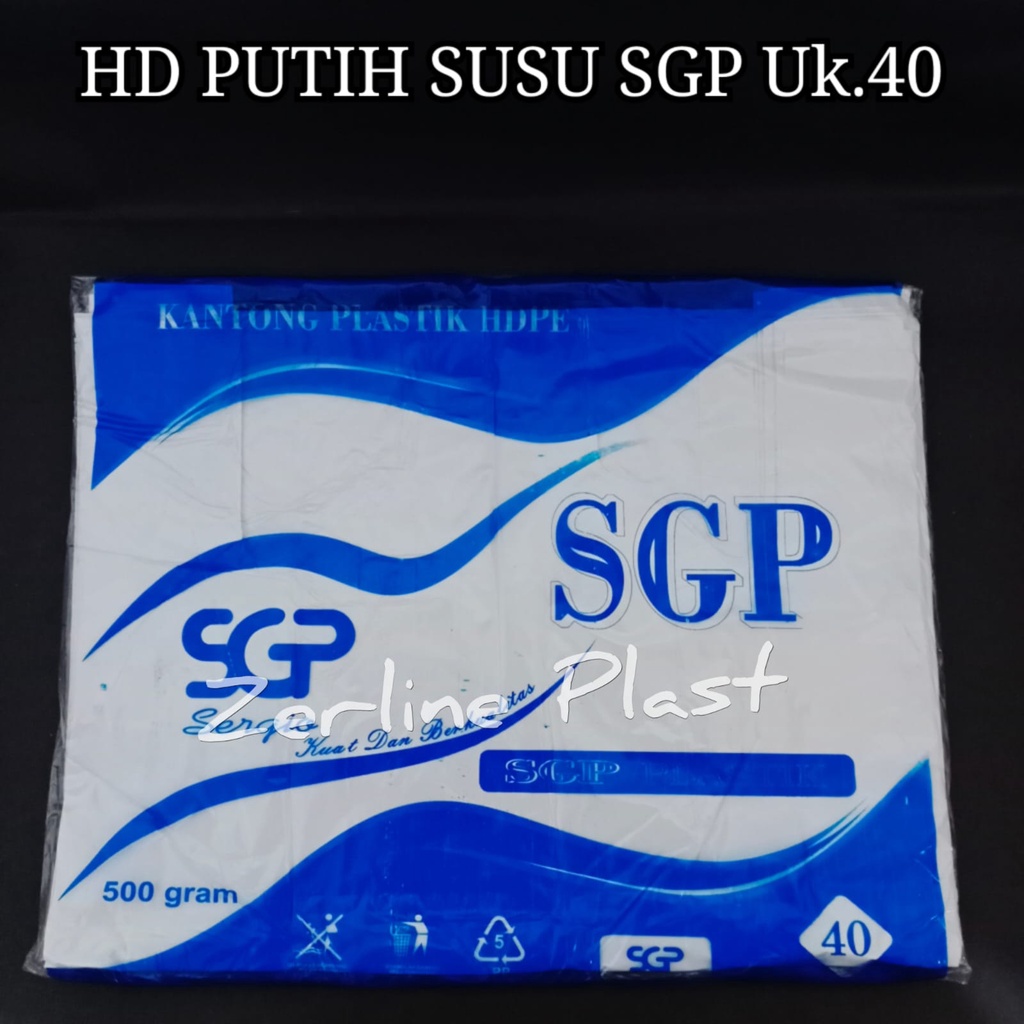 Kantong Plastik SGP PUTIH SUSU @±500gram