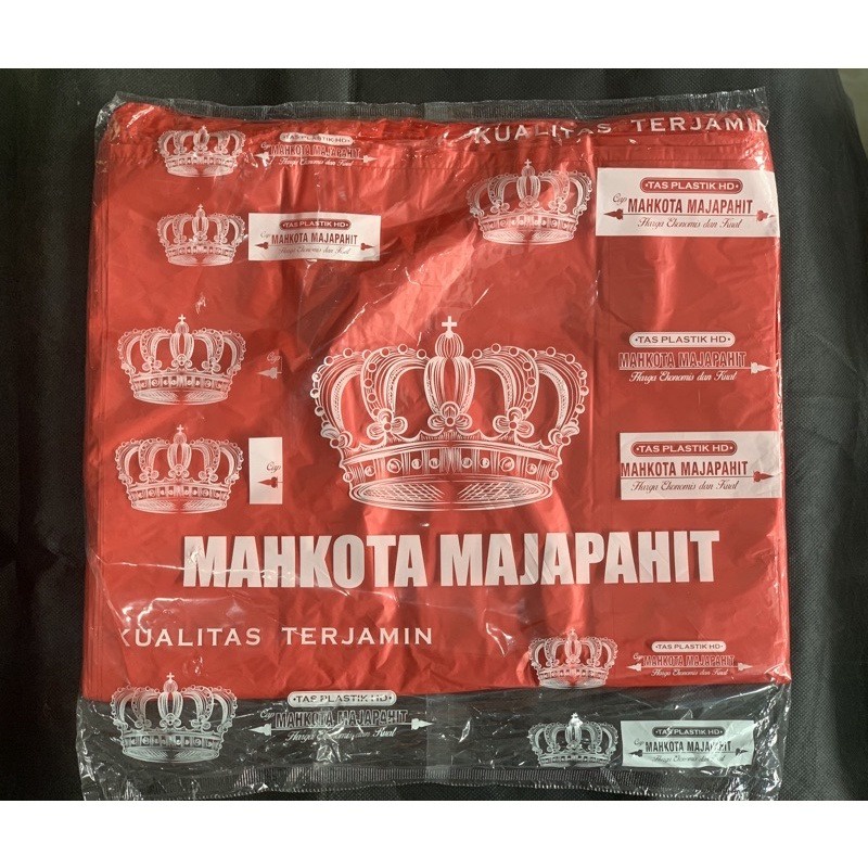 BSS -  Kresek Besar Cap Mahkota Majapahit 40x65 / Kresek Besar / Kantong Plastik Besar
