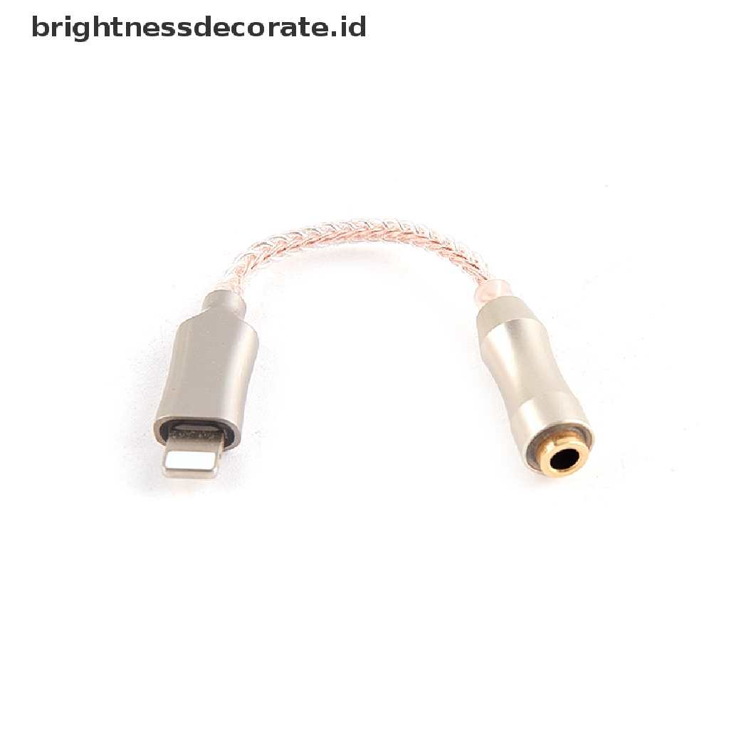 [Birth] Lightning Ke 3.5mm DAC Earphone Amplifie Digital Decoder Aux Audio Hifi Adapter [ID]