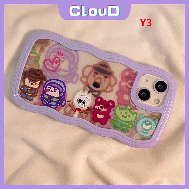 Kartun Disney Animals Case Realme C33 C30 C25Y C11 C12 C15 C21Y C35 C25s C25 C1 C20 C20A C3 C17 Realme 10 8 8pro 6i 7i 9 9pro+8i 5i 5 5s 7pinggiran Bergelombang Cute Manyo Lembut Tpu Cover