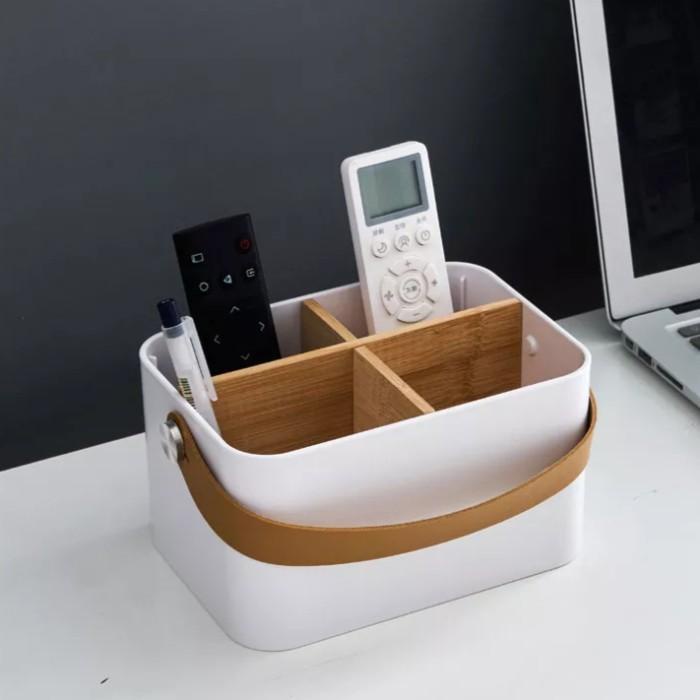 

Kotak Box Makeup/Tempat Penyimpanan Remot/Tempat Pensil ATK Serbaguna