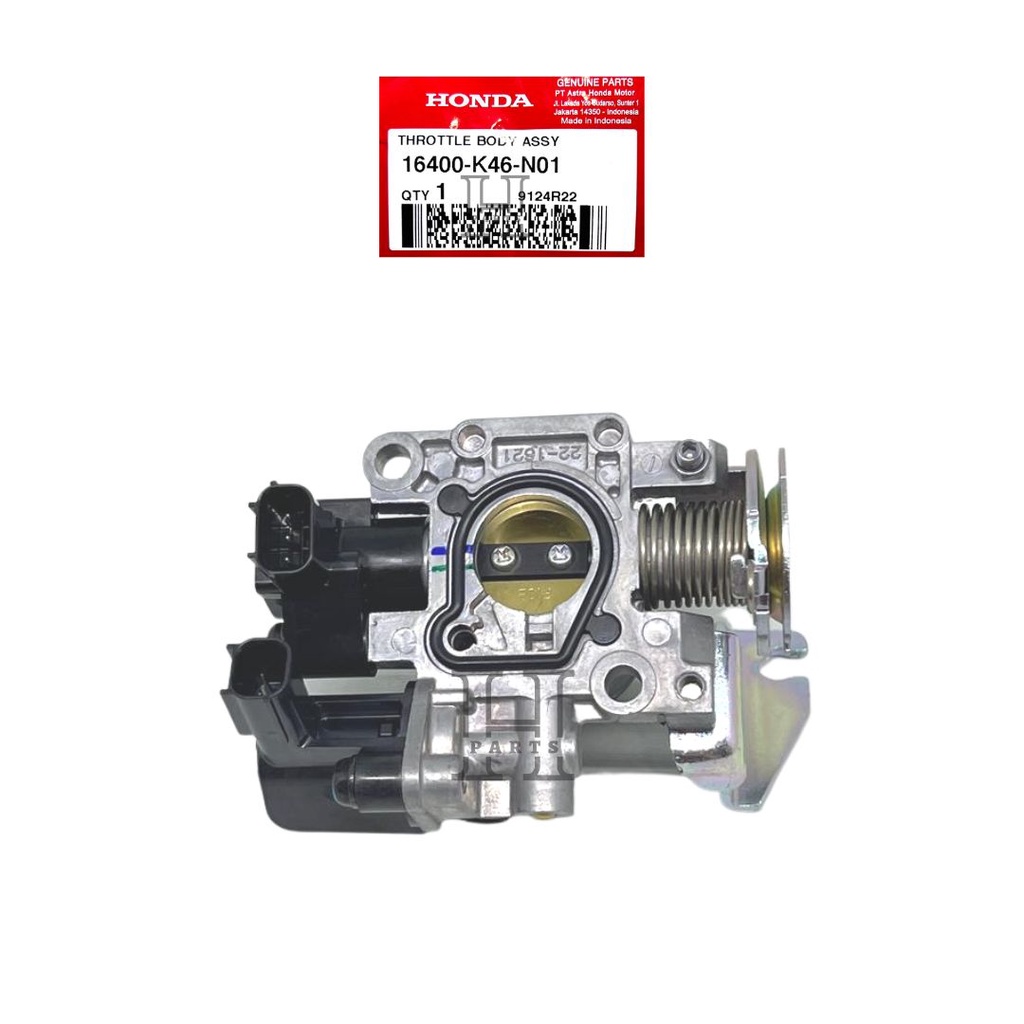 THROTTLE BODY ASSY KARBURATOR INJEKSI VARIO 110 LED LAMA 16400-K46-N01