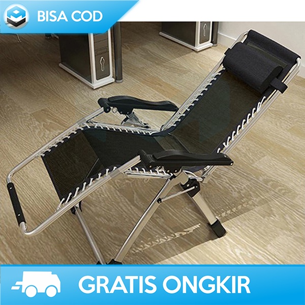 KURSI LIPAT OUTDOOR PICNIC CHAIR KURSI REKREASI FOLDABLE KUAT &amp; NYAMAN