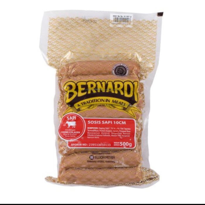 

Bernardi sosis sapi 10cm 500gr