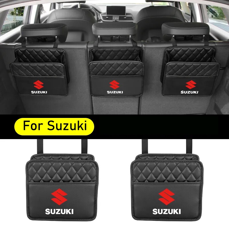 1pcs Tas Gantung Organizer Mobil Multifungsi Jok Belakang Tengah Penyimpanan Untuk Suzuki Swift XL7 SX4 Alto Jimny GSX R150 gn250 Satria fu Panther FR80