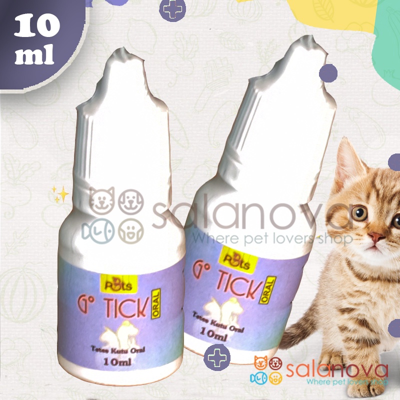 Gotick Obat Kutu Oral Untuk Kucing, Anjing, Kelinci dll 10ml - P3ts