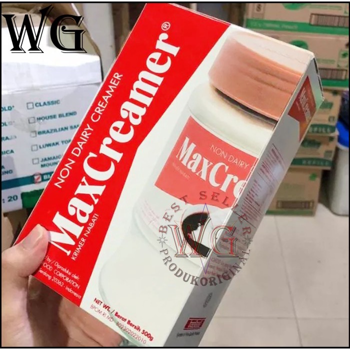 

Terlaris ✨ - Max Creamer Non-Dairy Krimer Kopi / Kemasan Refill / 500gr 2.1.23