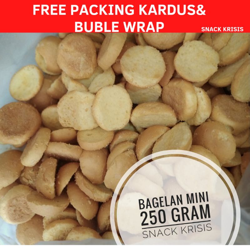 

Bagelan mini rasa vanili mentega 200 gram free buble