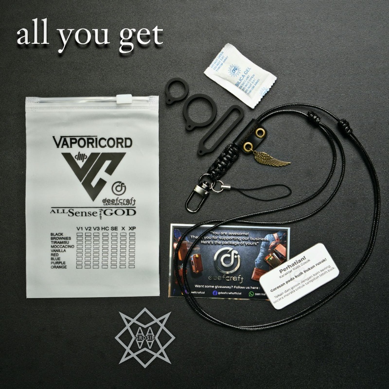 

TALI LANYARD VAPORICORD VERSI 2 NECKLESS/ TALI LANYARD ID CARD/ TALI LANYARD NAME TAG UNI/ TALI LANYARD GANTUNGAN HP KEREN