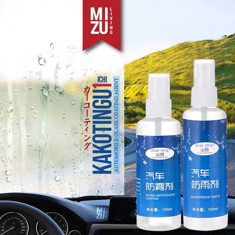 MIZU KAKOTINGU-ICHI Automobile Glass Coating Agent Spray Rainproof Kaca Mobil Cairan Anti Hujan Semprotan Anti Embun