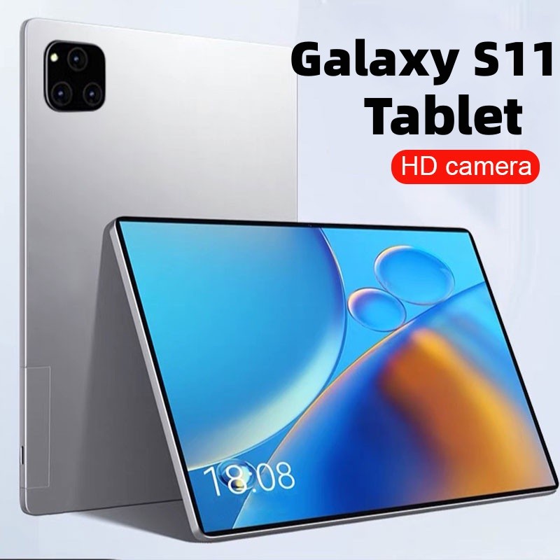 [Pembayaran COD] Galaxy S11 Tablet pc 12GB+512GB Tablete android 8.1 inch electronic tablets WiFi 5G SIM Tablet PC GPS