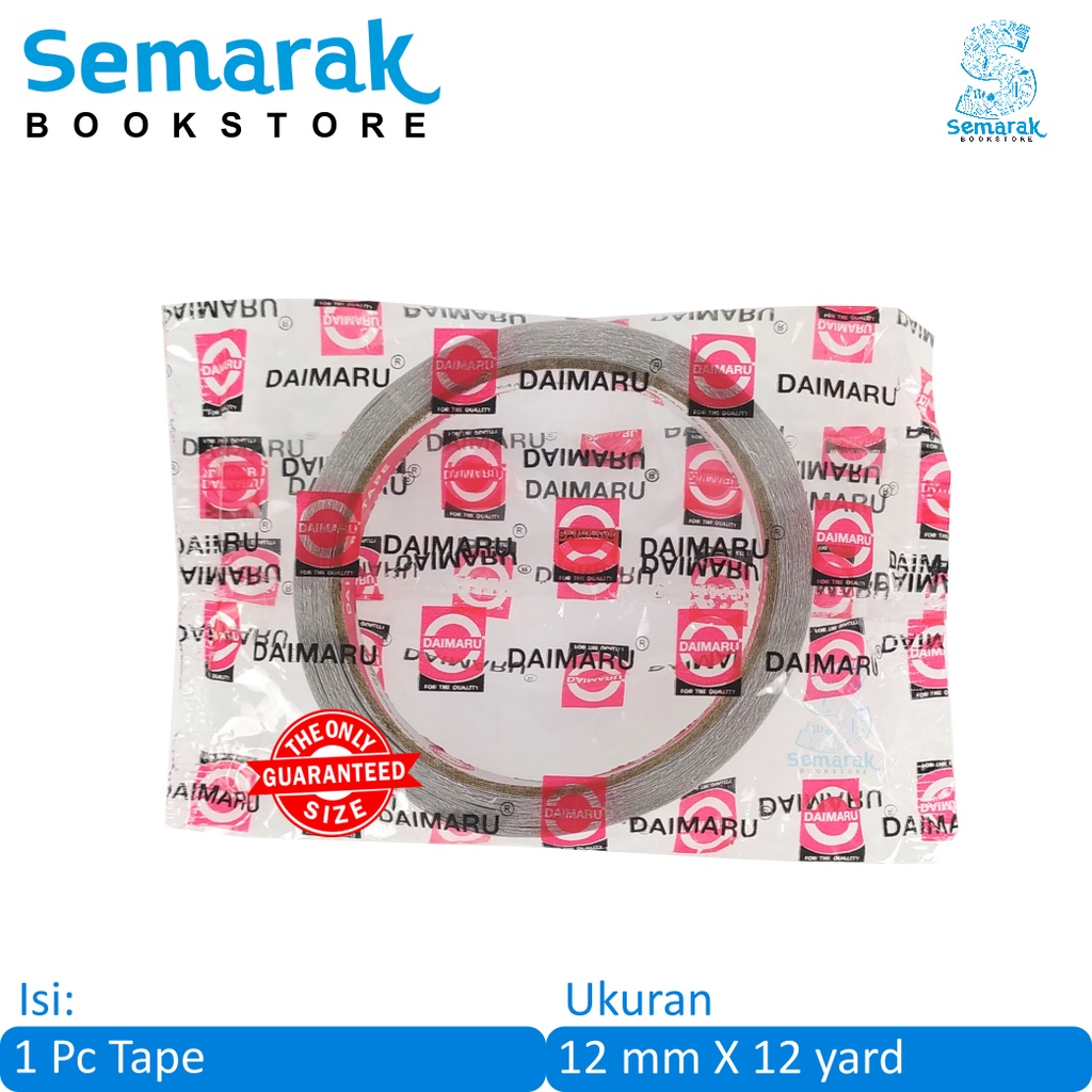 

Daimaru Double Side Tape 12 mm x 12 Yard [1 Tape]