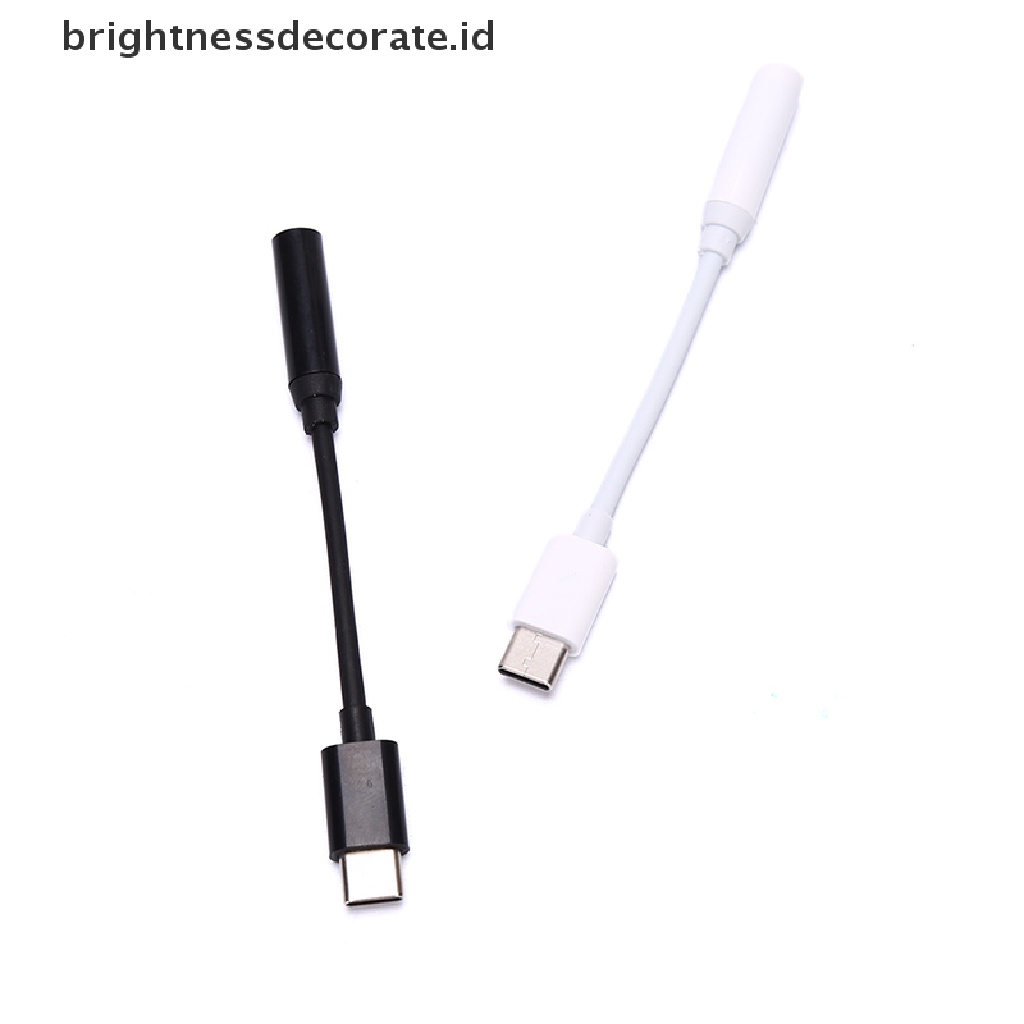[Birth] Adaptor Kabel Earphone Type-C To 3.5mm Tipe C Male To 3.5 AUX Audio Female Jack [ID]