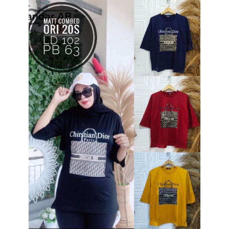 Kaos /Atasan Wanita motif Di0r