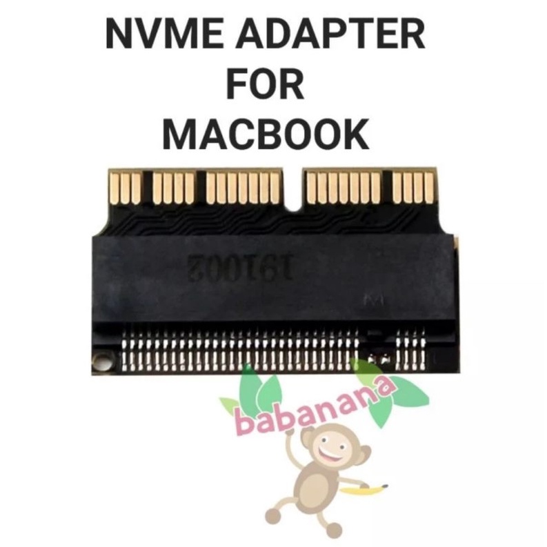 Converter NVMe 12+16 pin NGFF M.2 SSD Card as 2013 2014 2015 MacBook