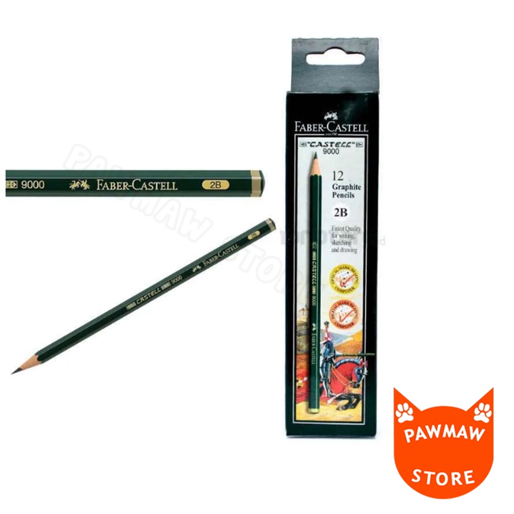 

Pensil 2B Faber Castell 9000 ( PACK )