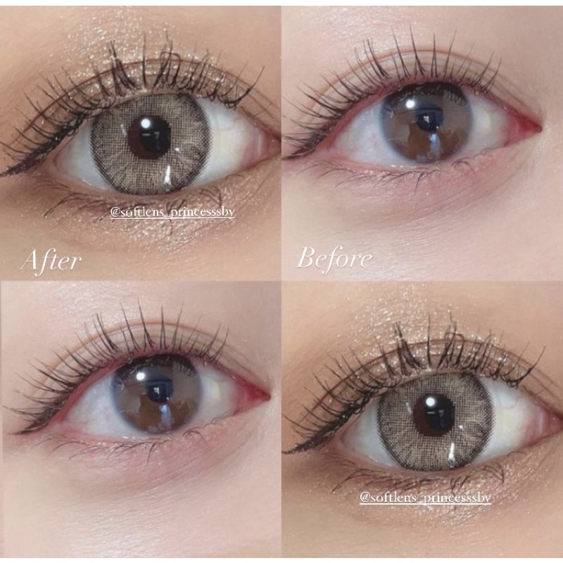 Softlens Original Arabian Look 15mm Normal Beda Minus Lensa Kontak Abu Wedding Wisuda Lamaran Free C