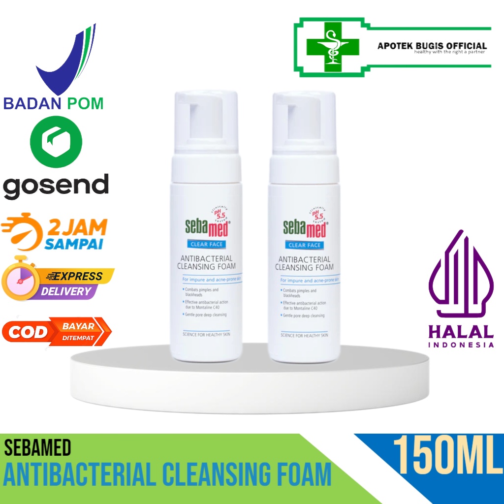 Sebamed Clear Face Antibacterial Cleansing Foam 150 ml