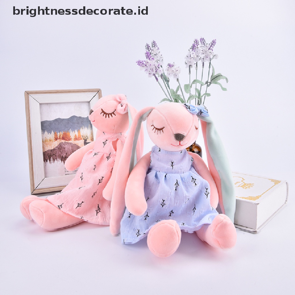 [Birth] Lucu Kartun Telinga Panjang Boneka Kelinci Rabbit Sleeping Mate Boneka Mainan Mewah [ID]